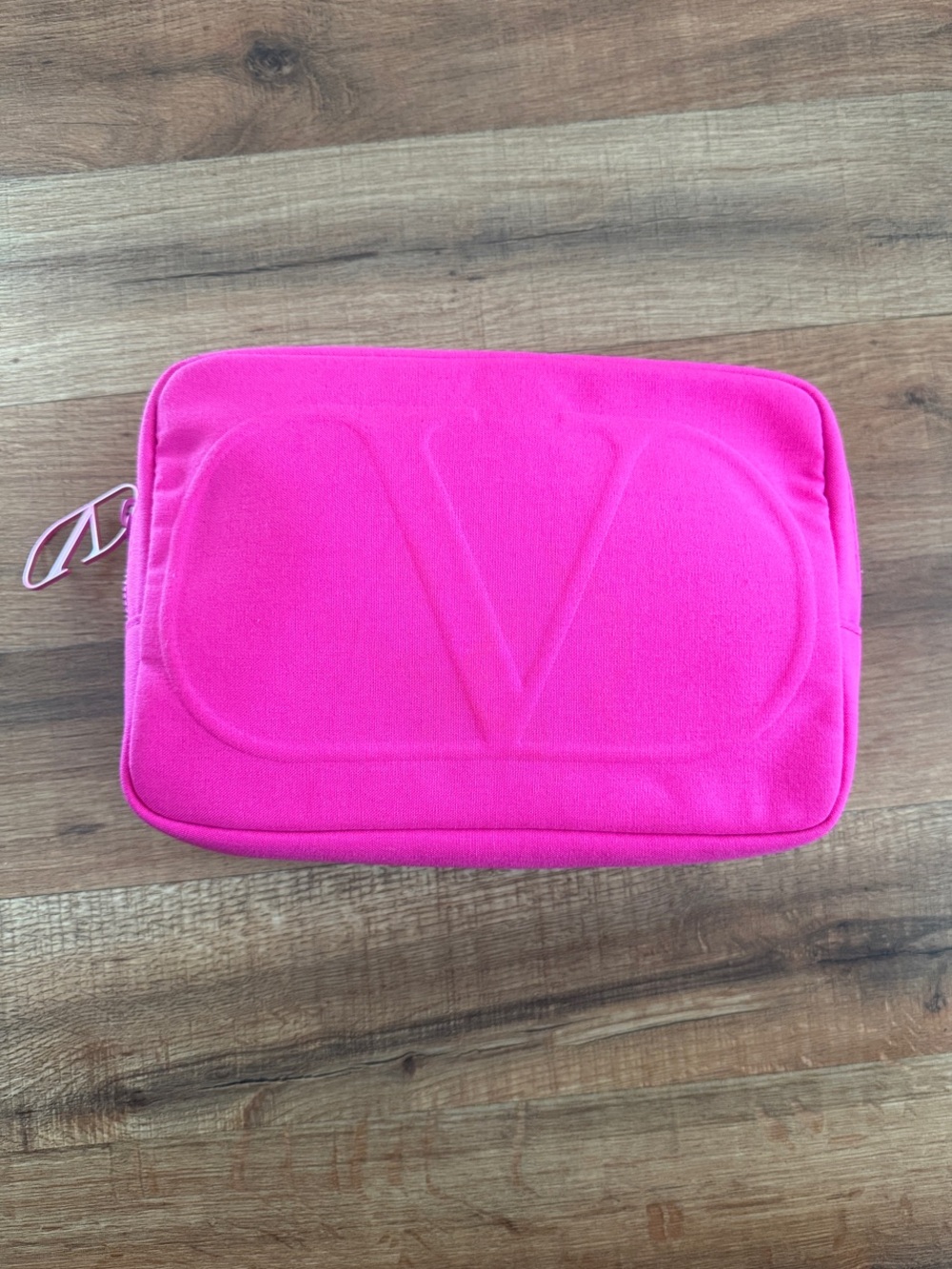 NWOT Valentino Pink Cosmetic / Toiletry bag